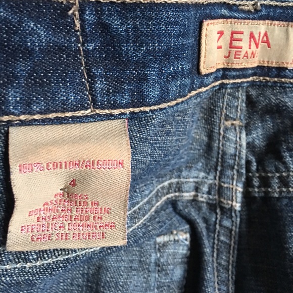 Zena-Vintage 4 Button Fly Jeans - Picture 6 of 8